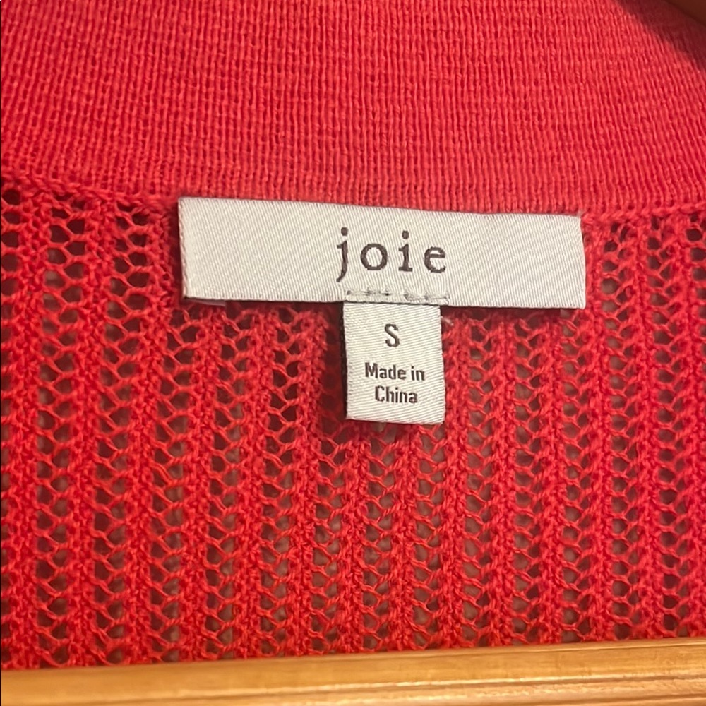 Joie Dorota Knit Short Sleeve Sweater. Size S - Picture 4 of 7